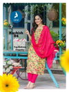 Kashish 14 By Kaya Chanderi Top With Bottom Dupatta Wholesale Suppliers In Mumbai